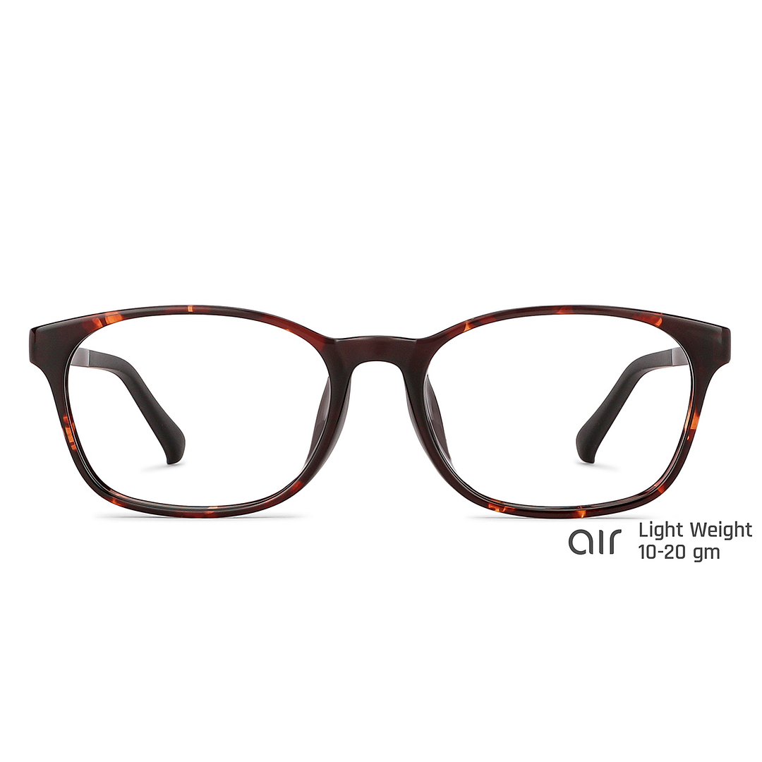 Lenskart Air Online Light Brown Full Rim Square left side