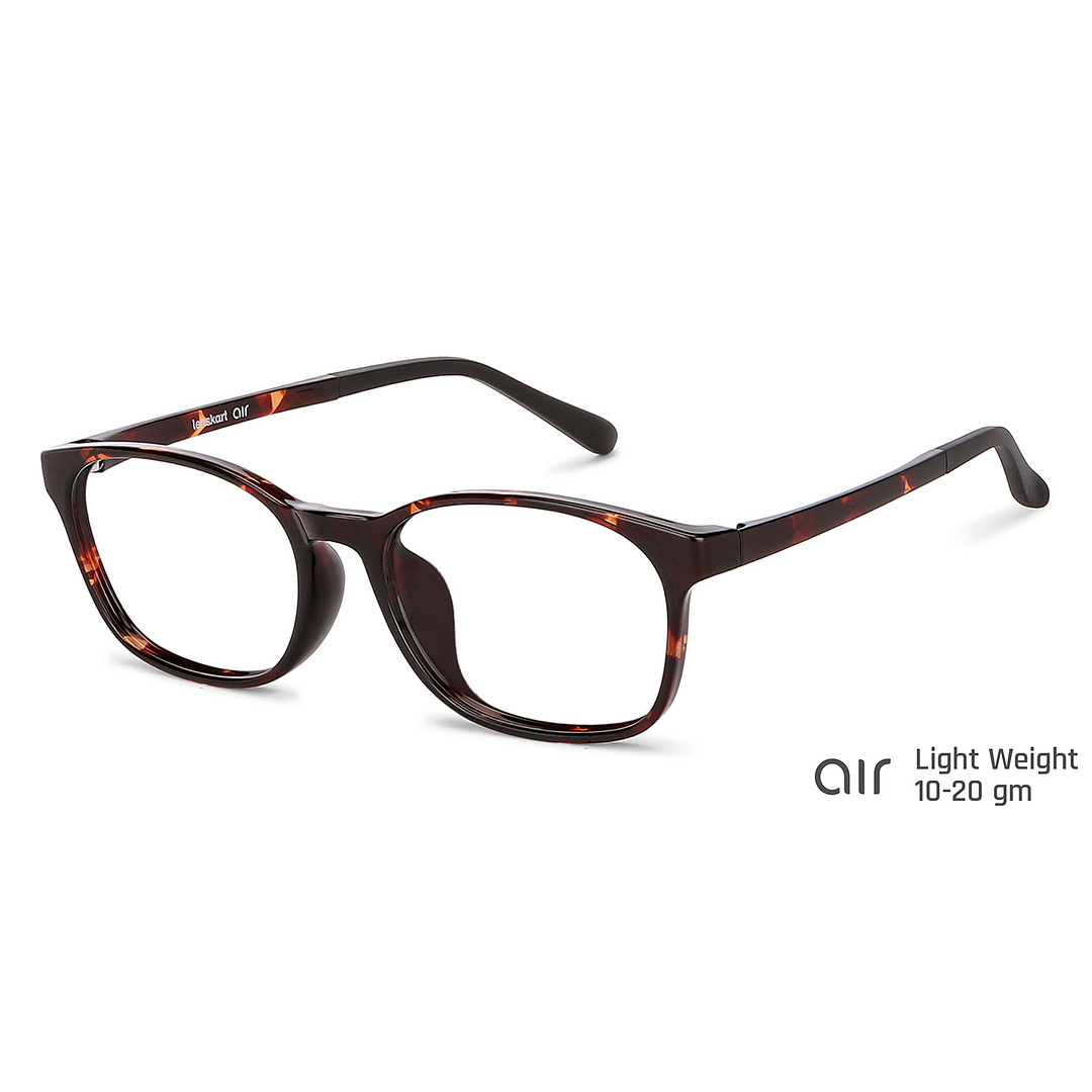 Lenskart Air Online Light Brown Full Rim Square right side