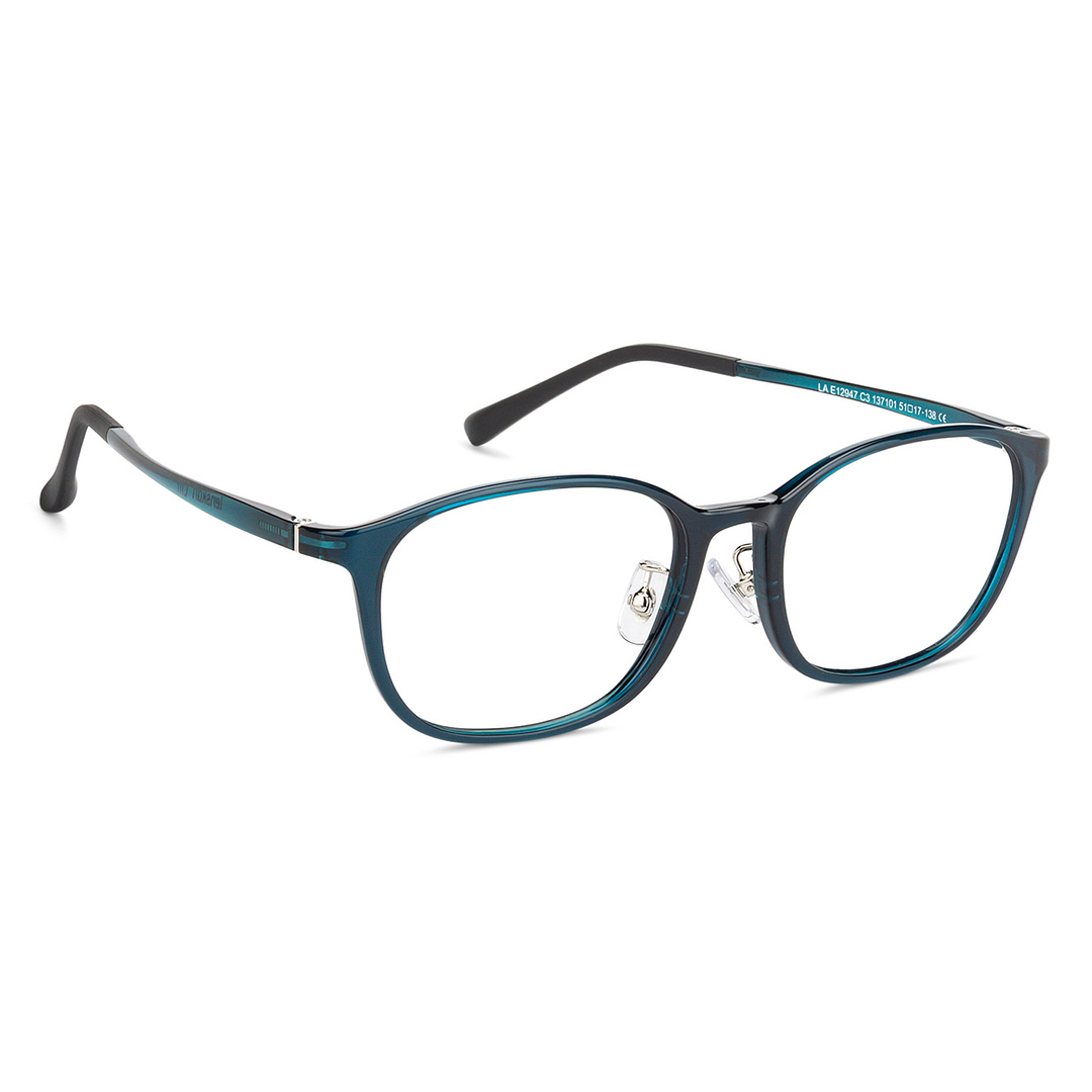 Lenskart Air Sky Blue Full Rim Square left side