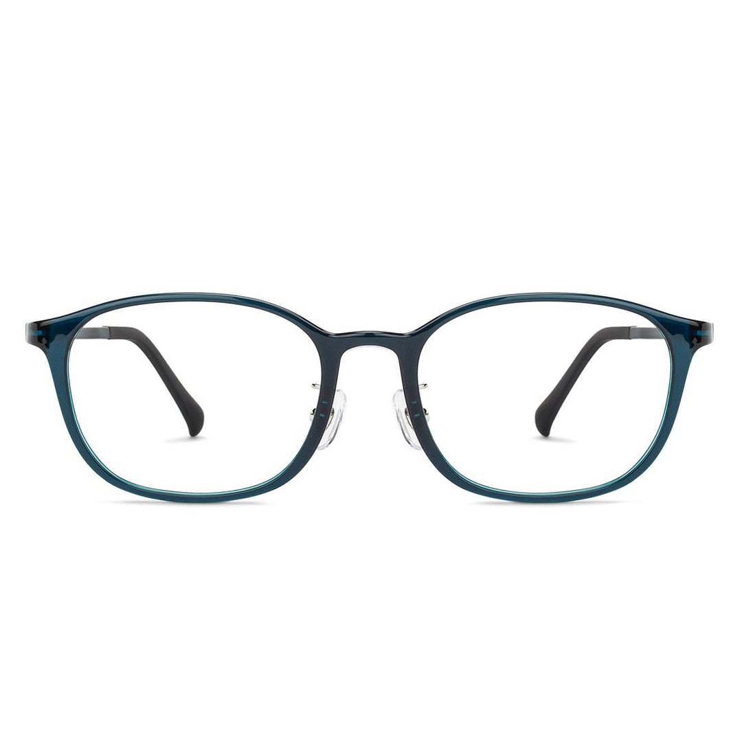 Lenskart Air Sky Blue Full Rim Square left side