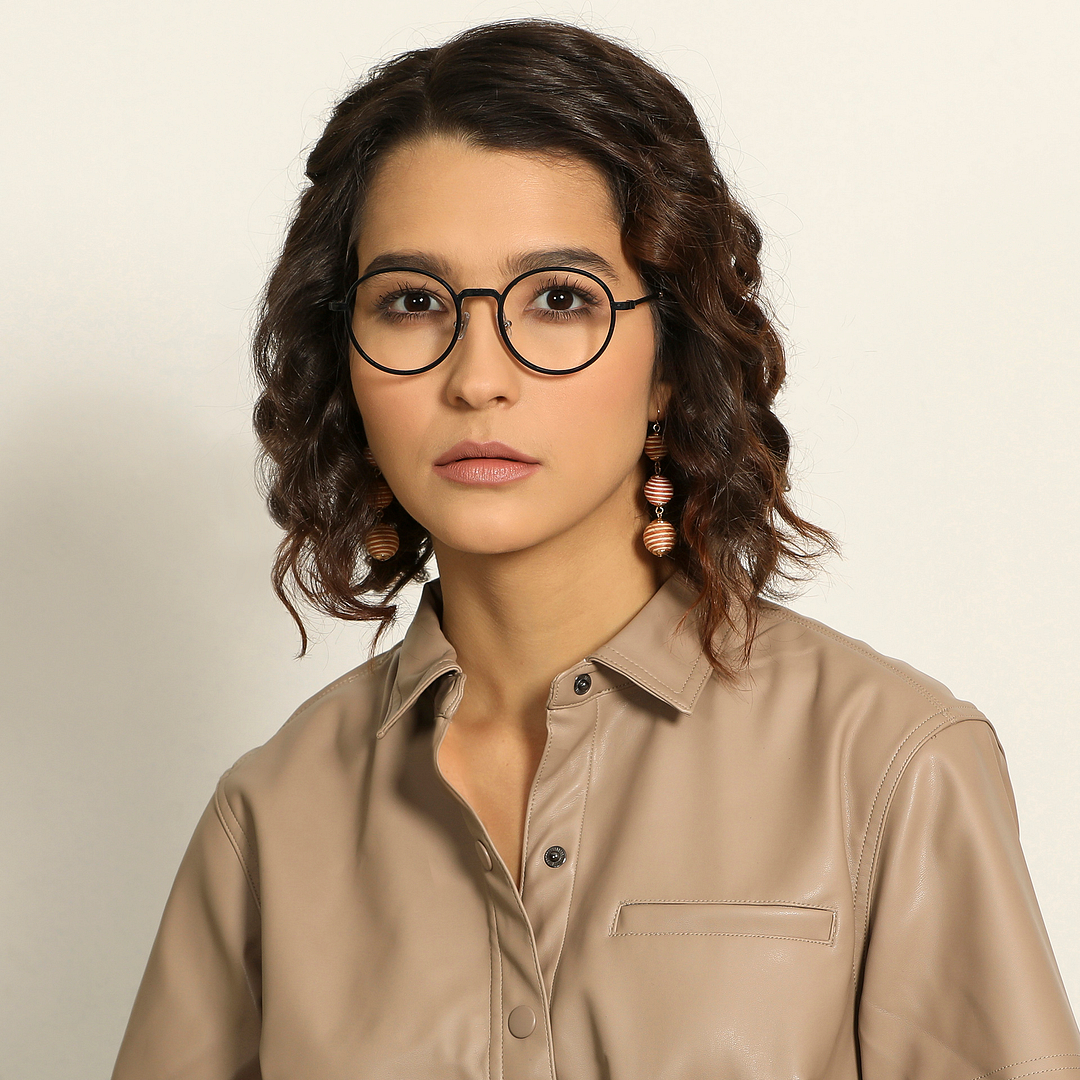 Lenskart Air Online Navy Blue Full Rim Round right side