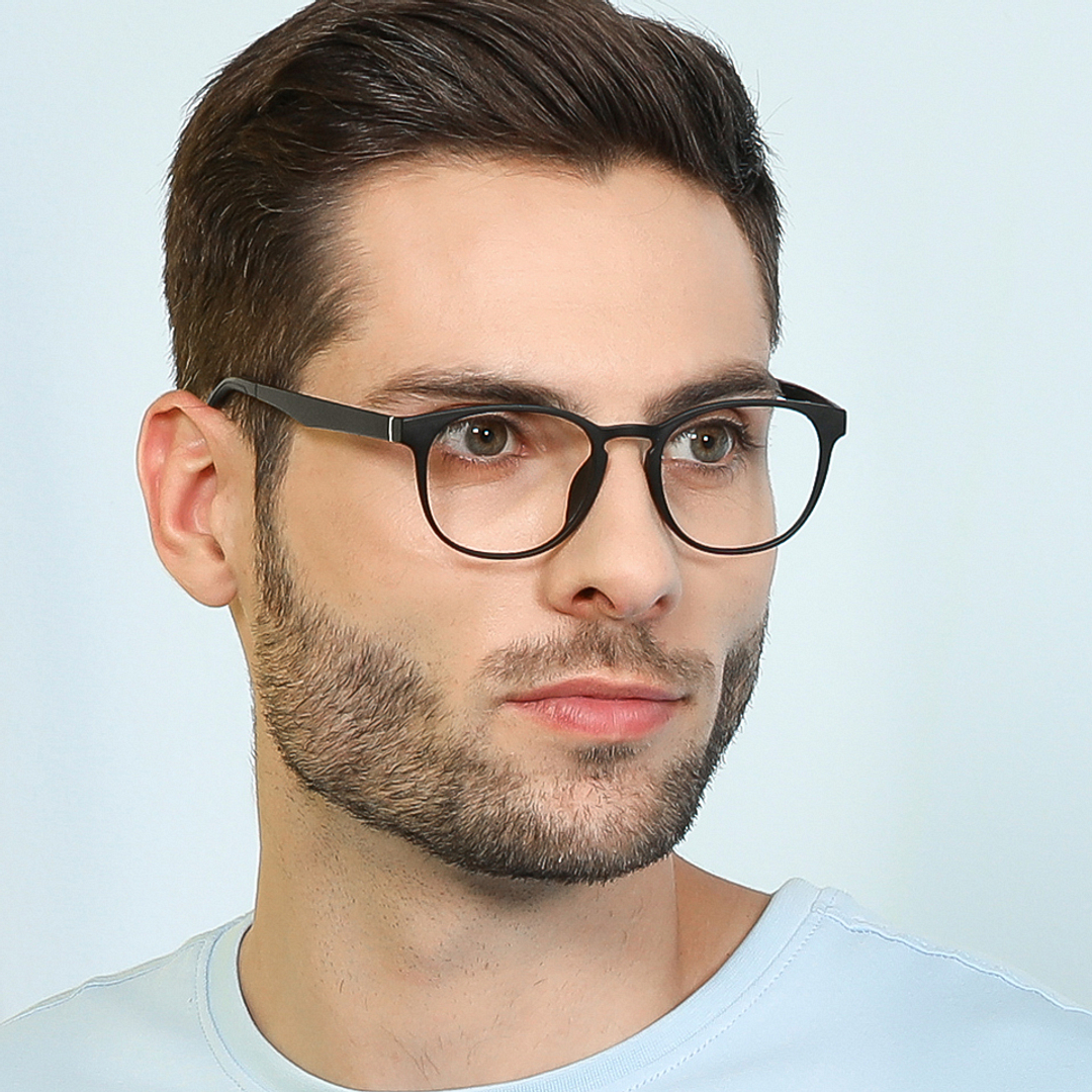 Lenskart Air Online Black Full Rim Round right side