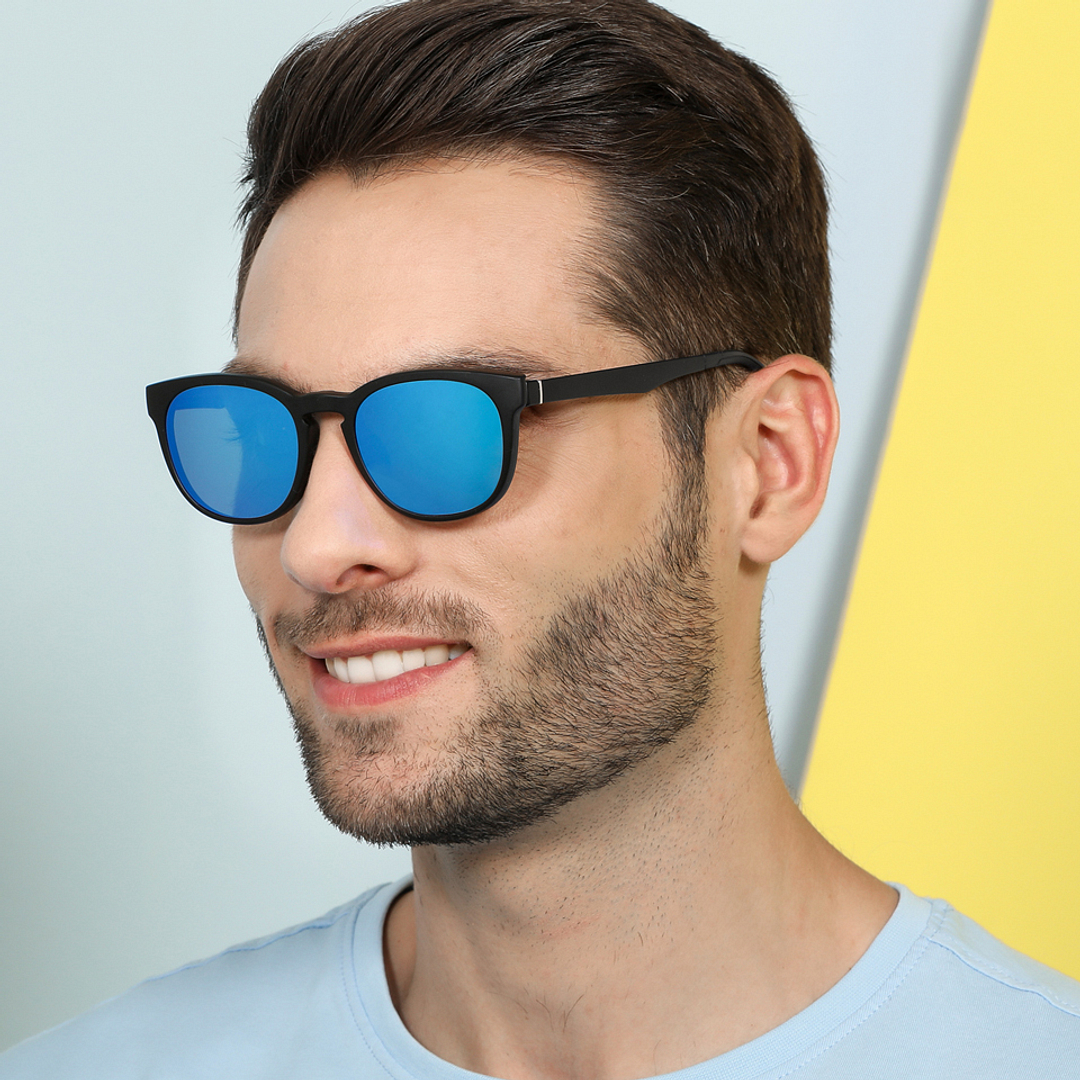 Lenskart Air Online Black Full Rim Round left side