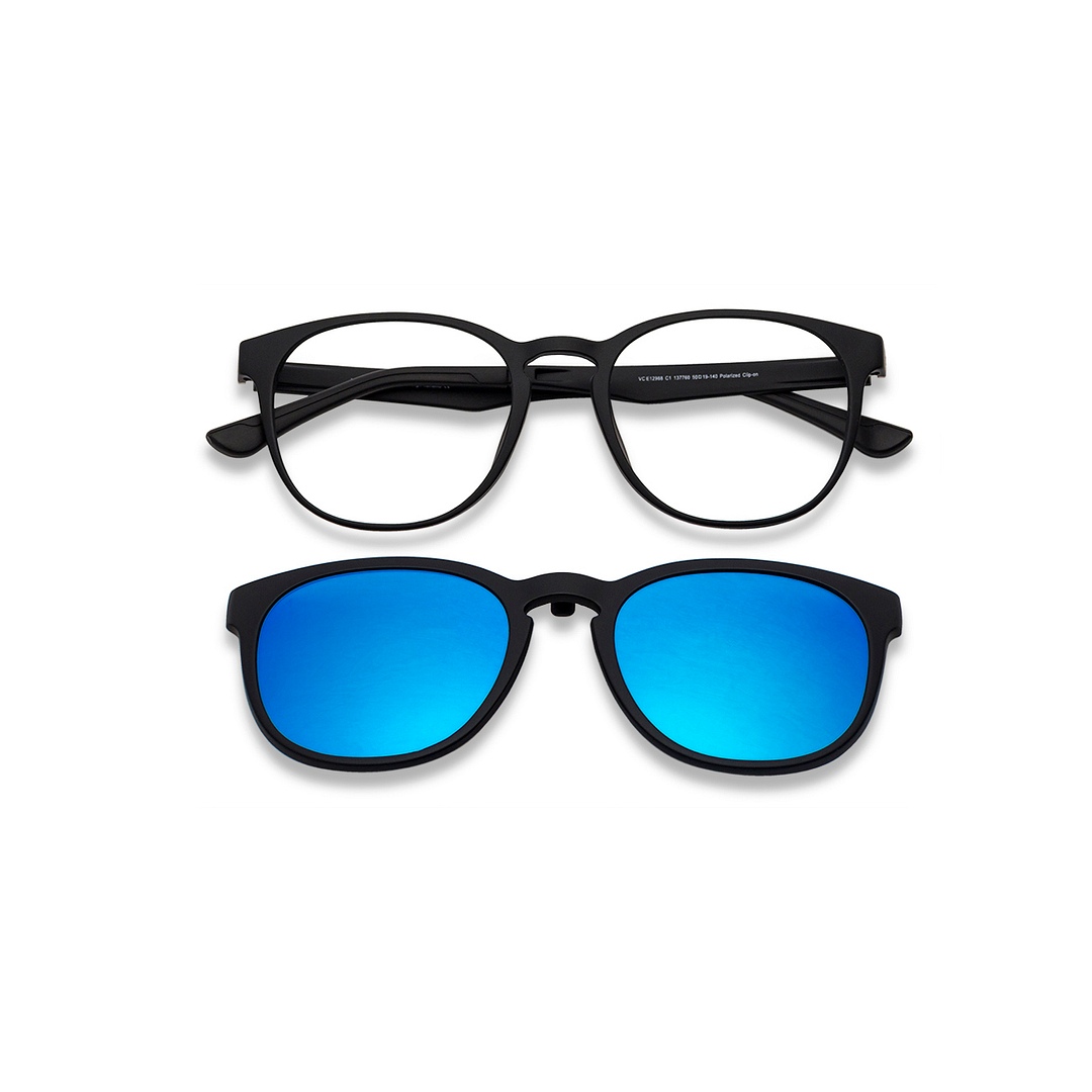 Lenskart Air Online Black Full Rim Round left side