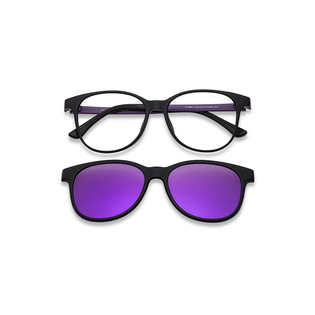 Lenskart Air Online Black Full Rim Round left side