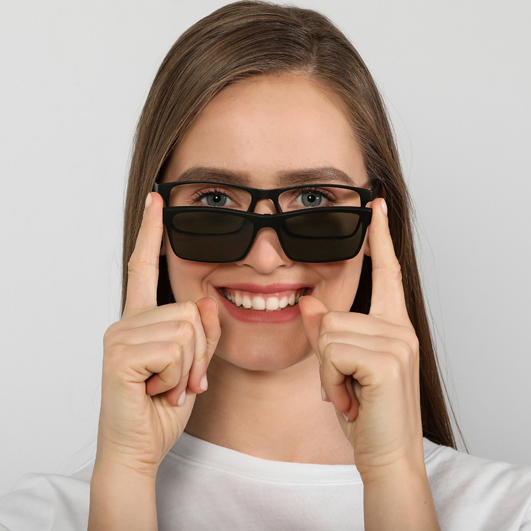 Lenskart Air Online Black Full Rim Square left side