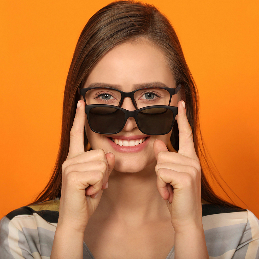 Lenskart Air Online Light Brown Full Rim Rectangle left side