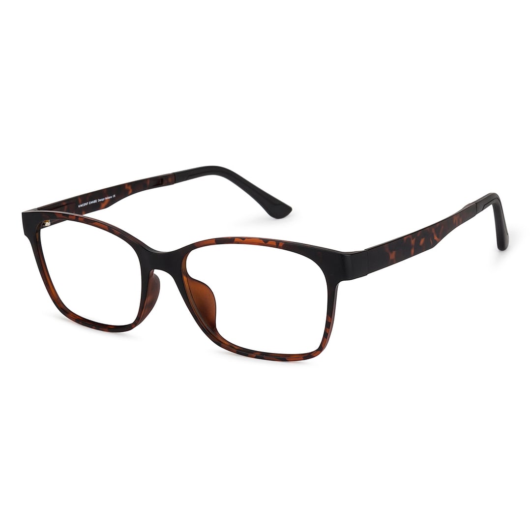Lenskart Air Online Light Brown Full Rim Rectangle left side
