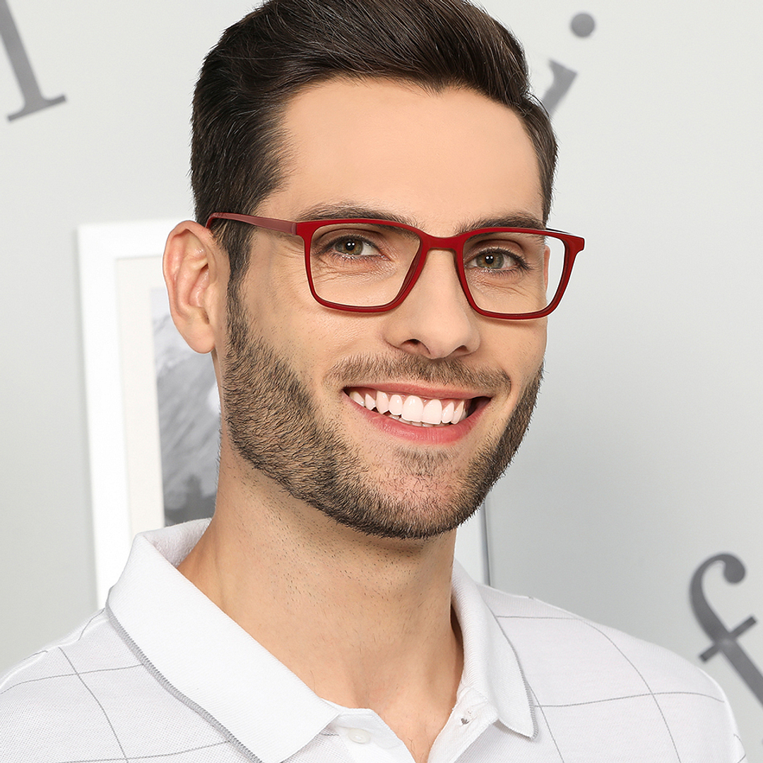 Vincent Chase Online Red Full Rim Square right side