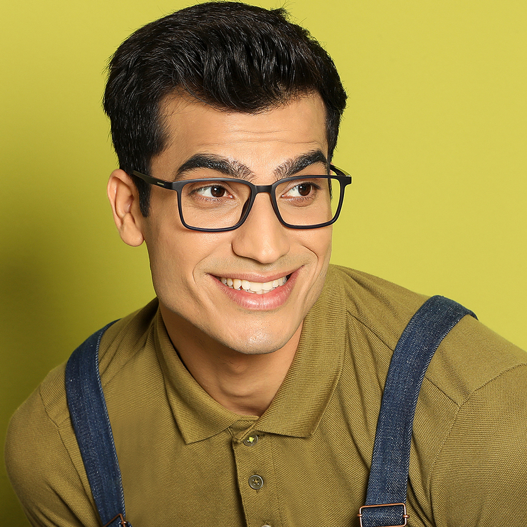 Vincent Chase Online Sky Blue Full Rim Rectangle right side