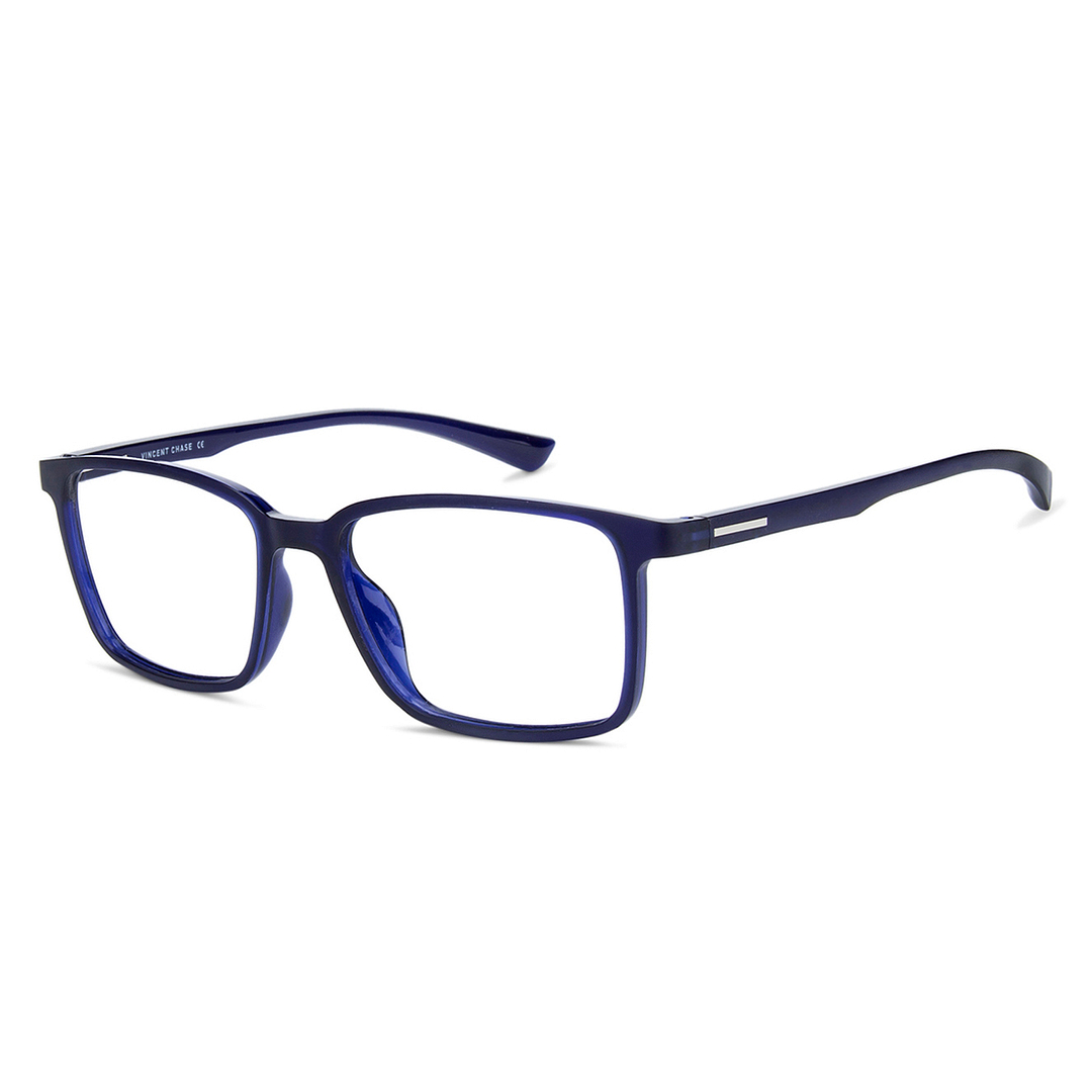 Vincent Chase Online Sky Blue Full Rim Rectangle left side
