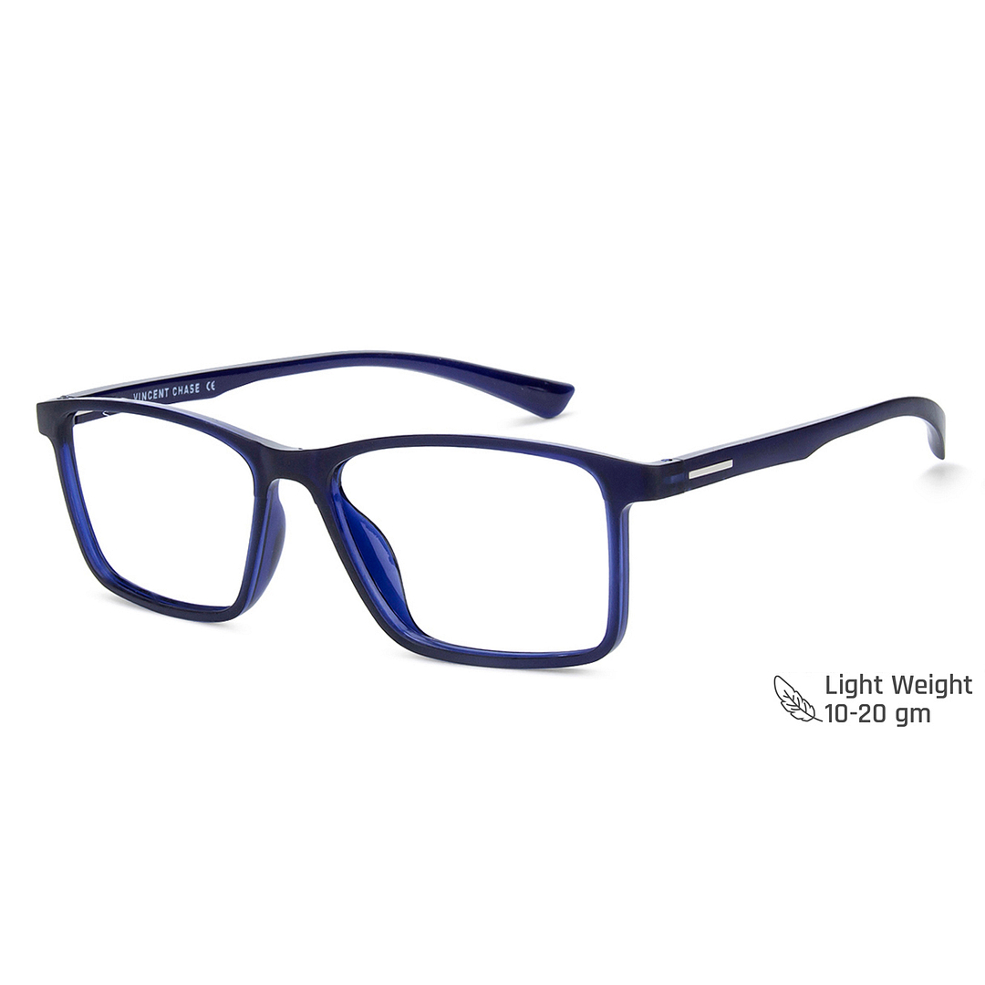 Vincent Chase Online Sky Blue Full Rim Rectangle right side