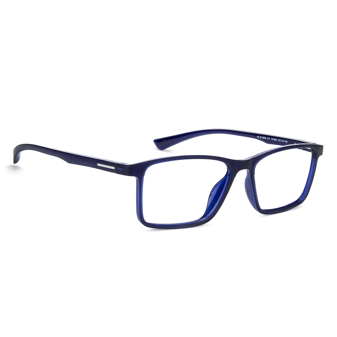 Vincent Chase Online Sky Blue Full Rim Rectangle left side