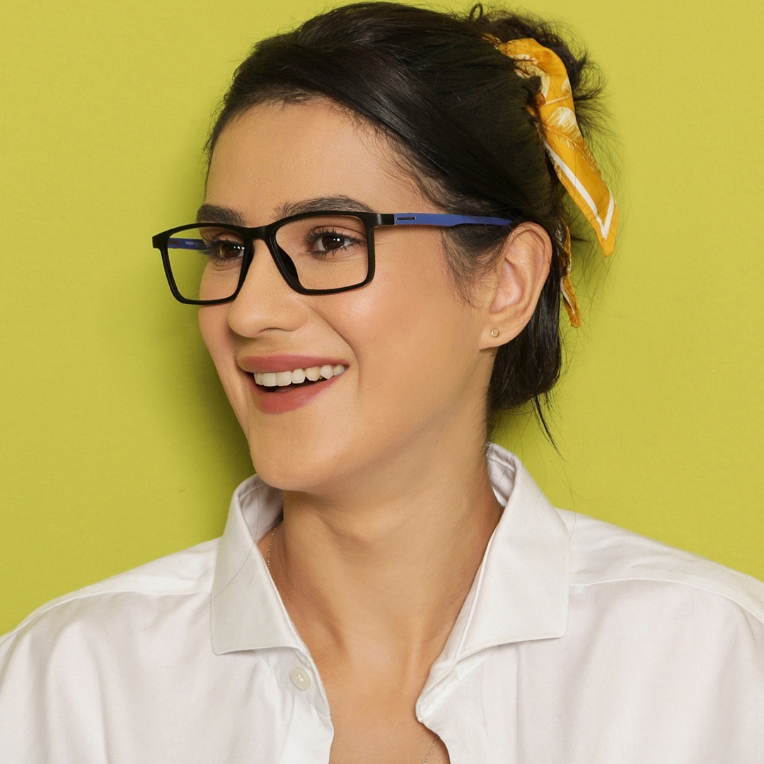 Vincent Chase Online Black Full Rim Rectangle left side