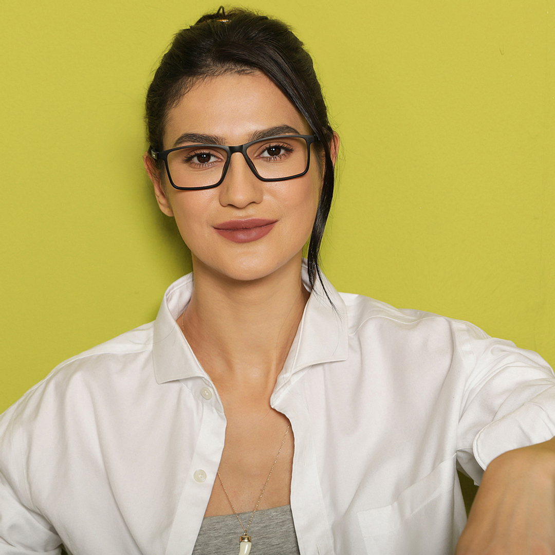 Vincent Chase Online Black Full Rim Rectangle left side