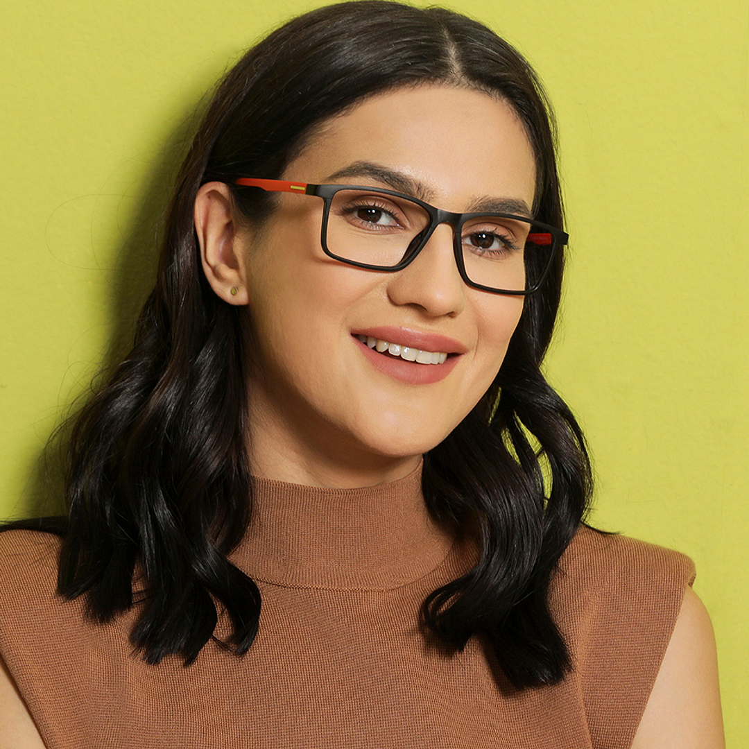 Vincent Chase Online Black Full Rim Rectangle left side