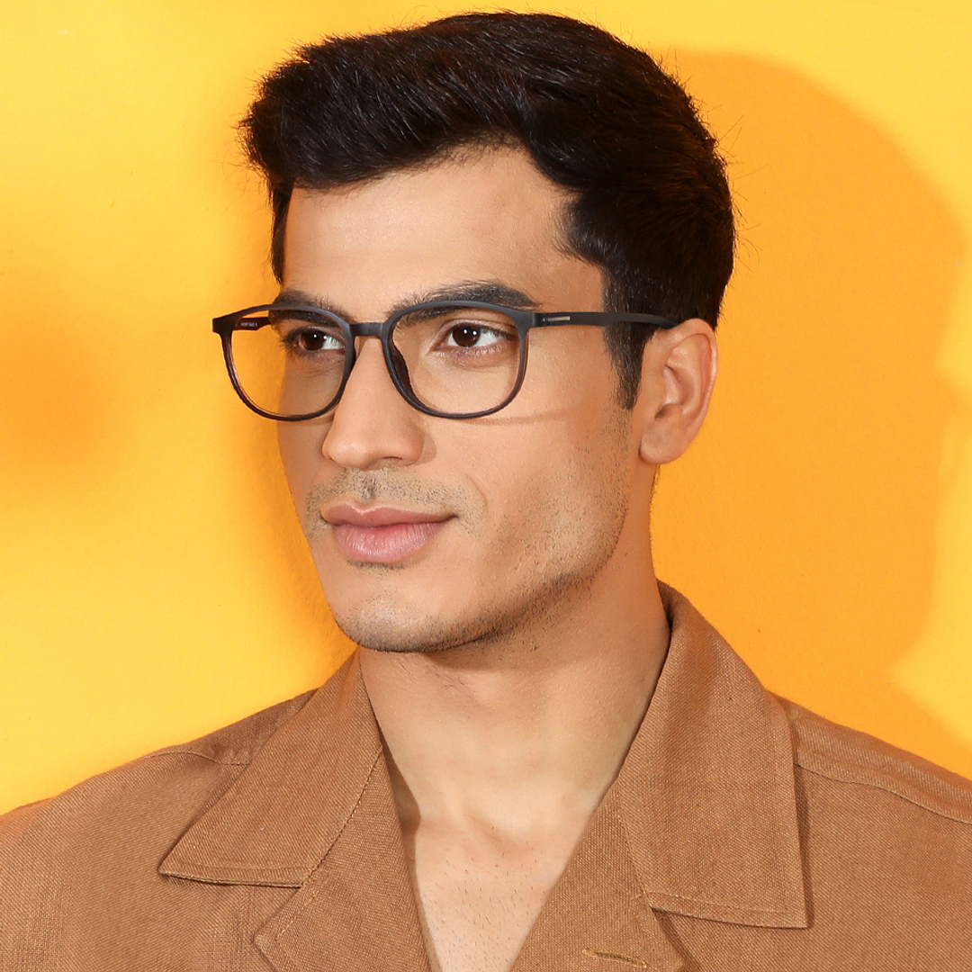 Vincent Chase Online Gray Transparent Full Rim Square left side