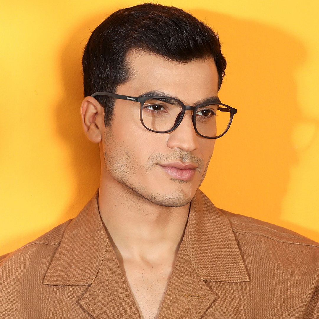 Vincent Chase Online Gray Transparent Full Rim Square right side