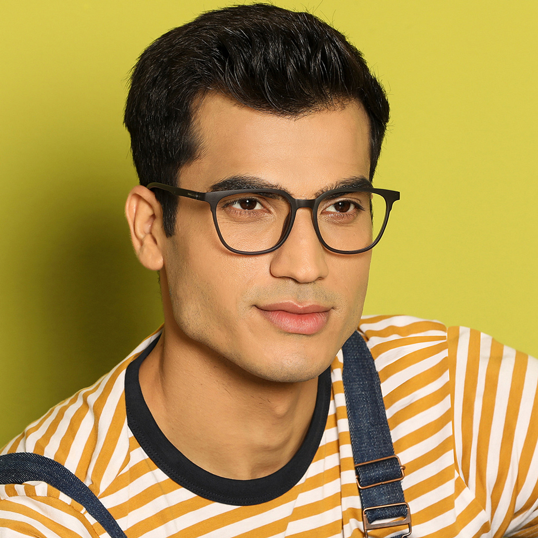 Vincent Chase Online Gray Transparent Full Rim Square left side
