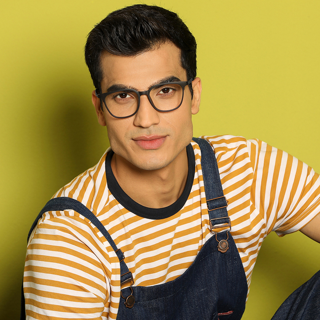 Vincent Chase Online Gray Transparent Full Rim Square left side