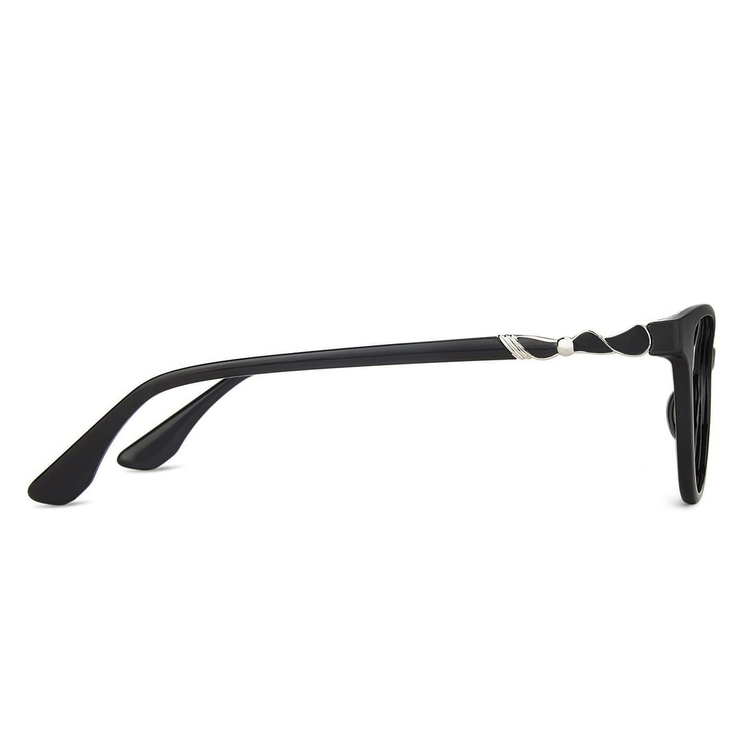 Vincent Chase Black Full Rim Cat Eye left side
