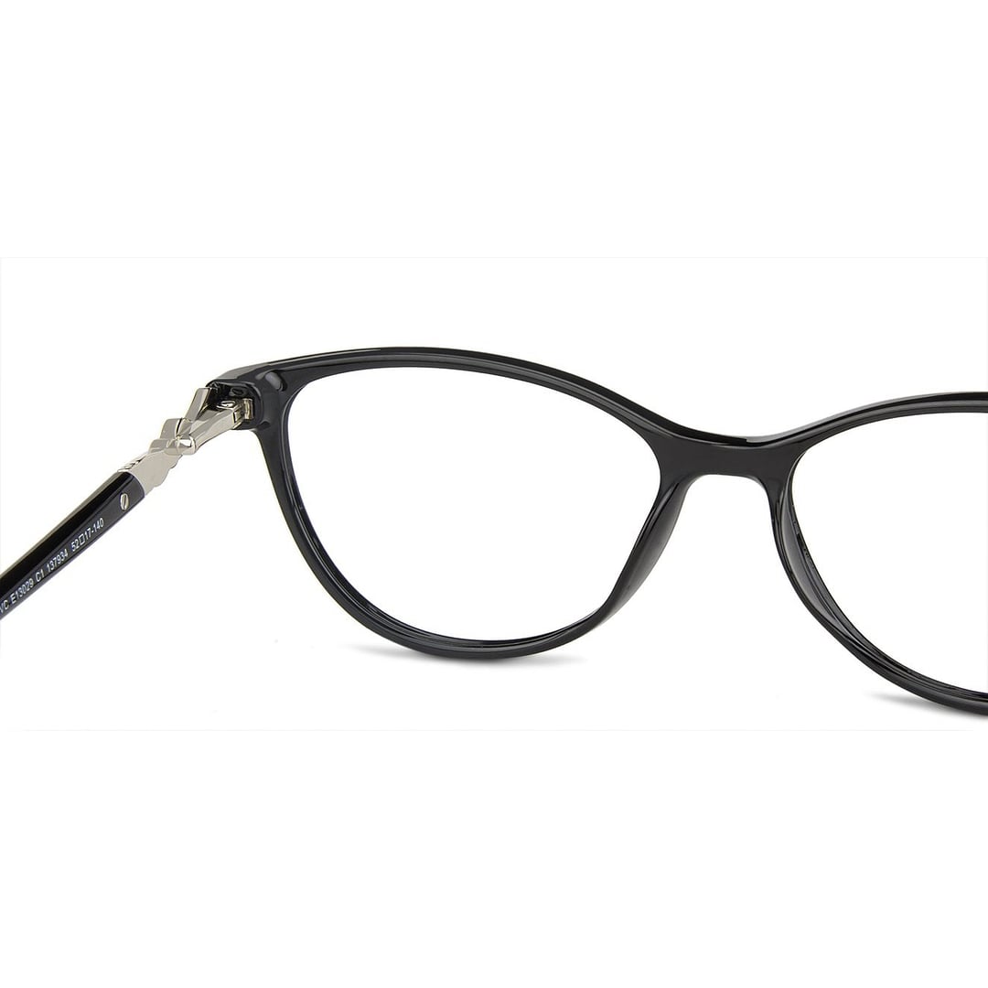 Vincent Chase Black Full Rim Cat Eye right side