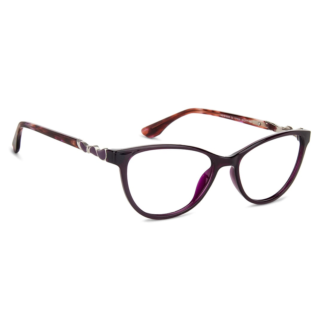 Vincent Chase Purple Full Rim Cat Eye left side