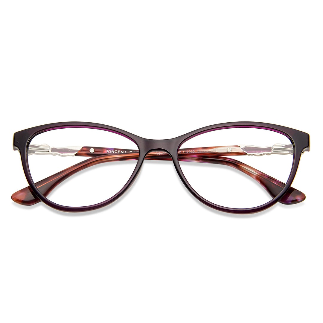 Vincent Chase Purple Full Rim Cat Eye right side