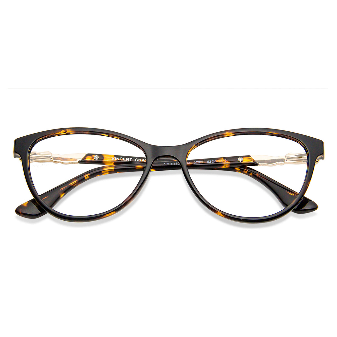Vincent Chase Online Light Brown Full Rim Cat Eye left side