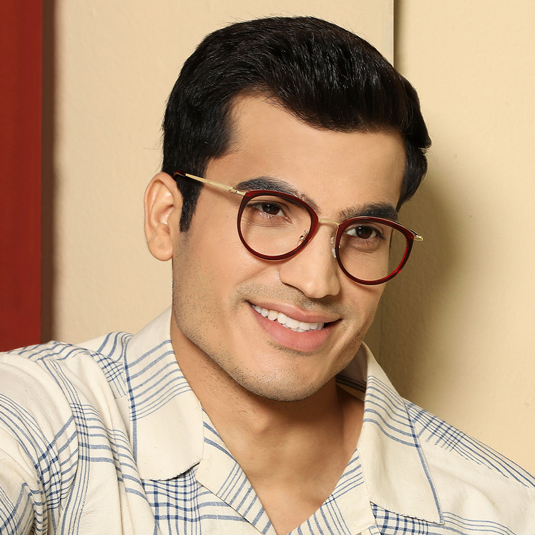 Vincent Chase Online Red Full Rim Round right side