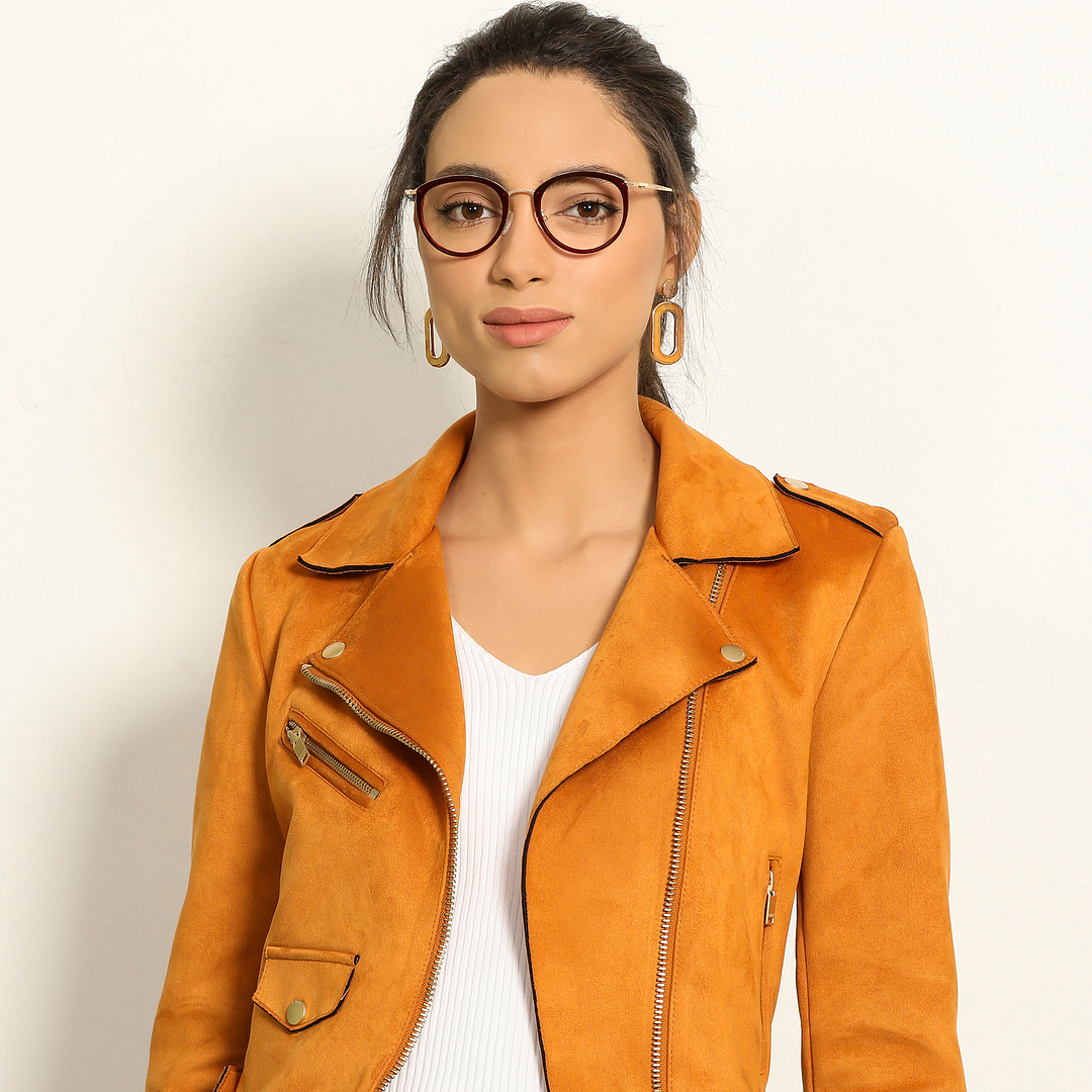 Vincent Chase Online Red Full Rim Round right side