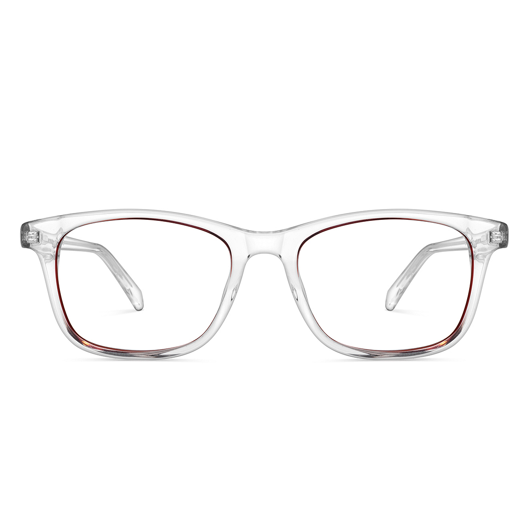 Vincent Chase Online Red Transparent Full Rim Square right side