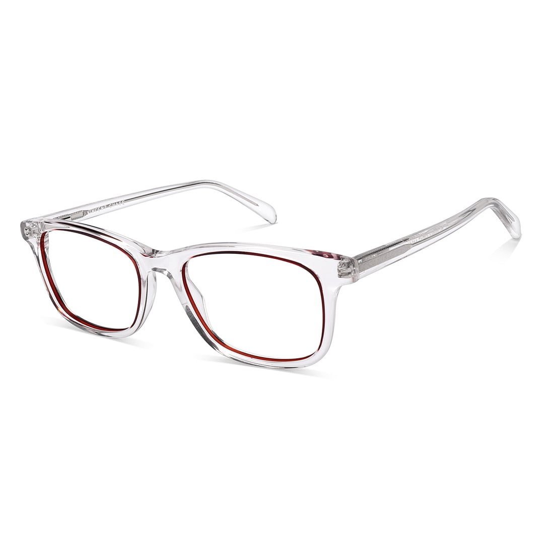 Vincent Chase Online Red Transparent Full Rim Square right side