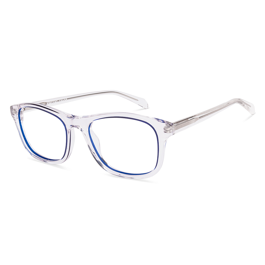 Crystal Transparent Full Rim Square Vincent Chase Crystal Ace VC