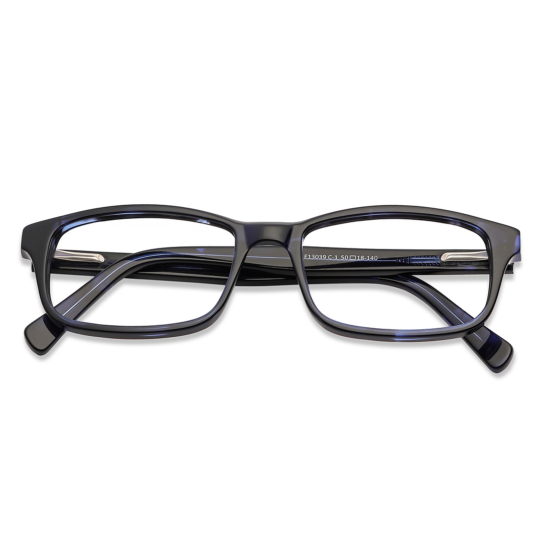 Vincent Chase Online Sky Blue Full Rim Rectangle left side