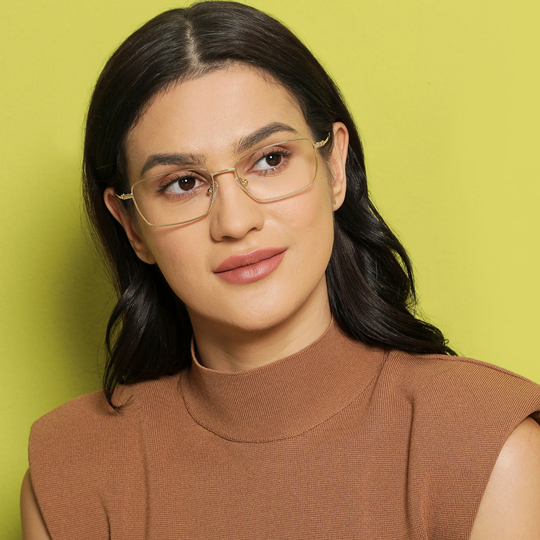 Vincent Chase Online Gold Full Rim Rectangle right side