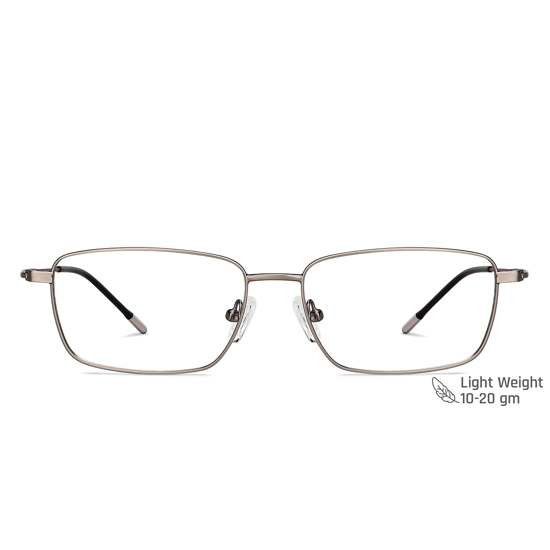 Vincent Chase Online Mid Gunmetal Full Rim Rectangle left side