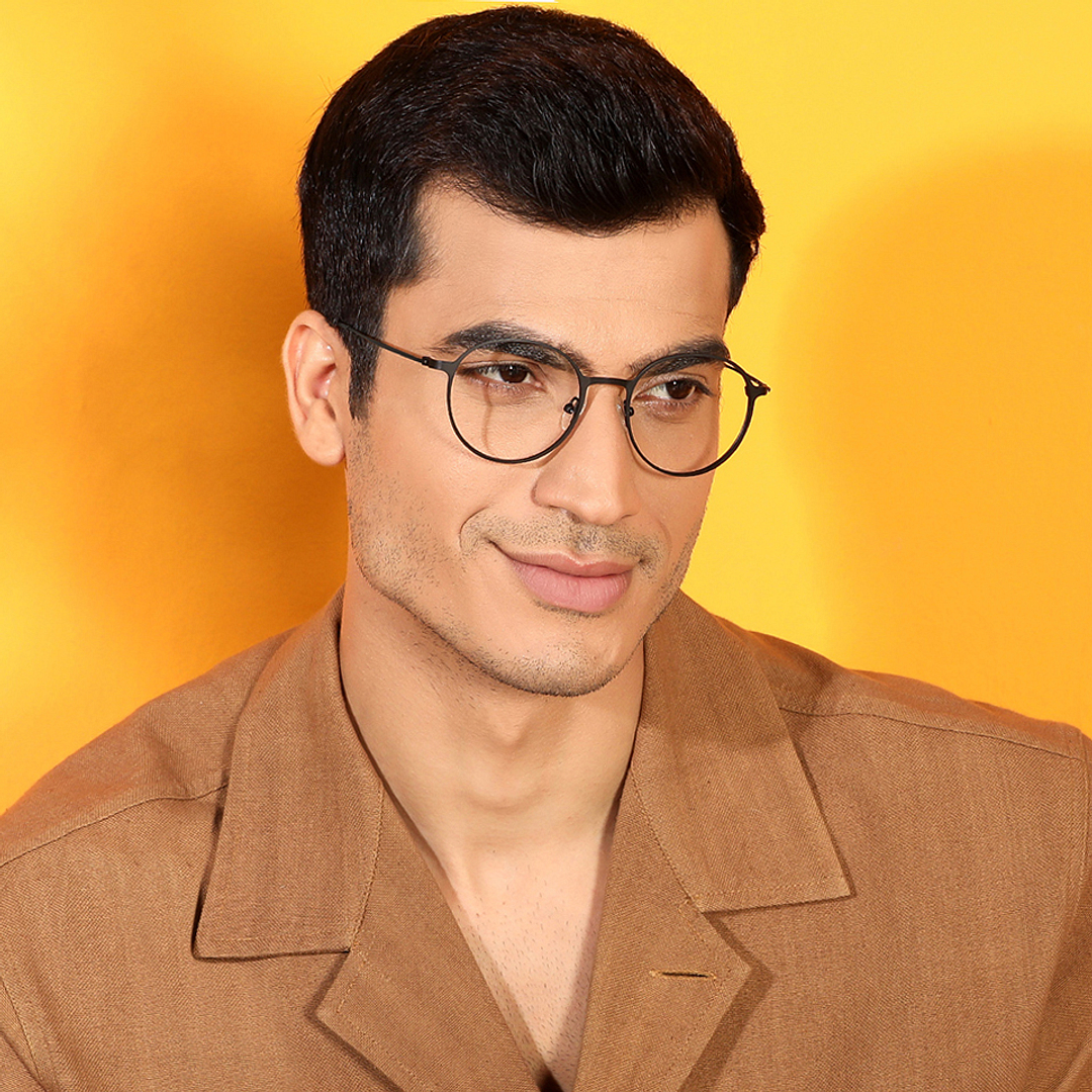 Vincent Chase Online Black Full Rim Round right side