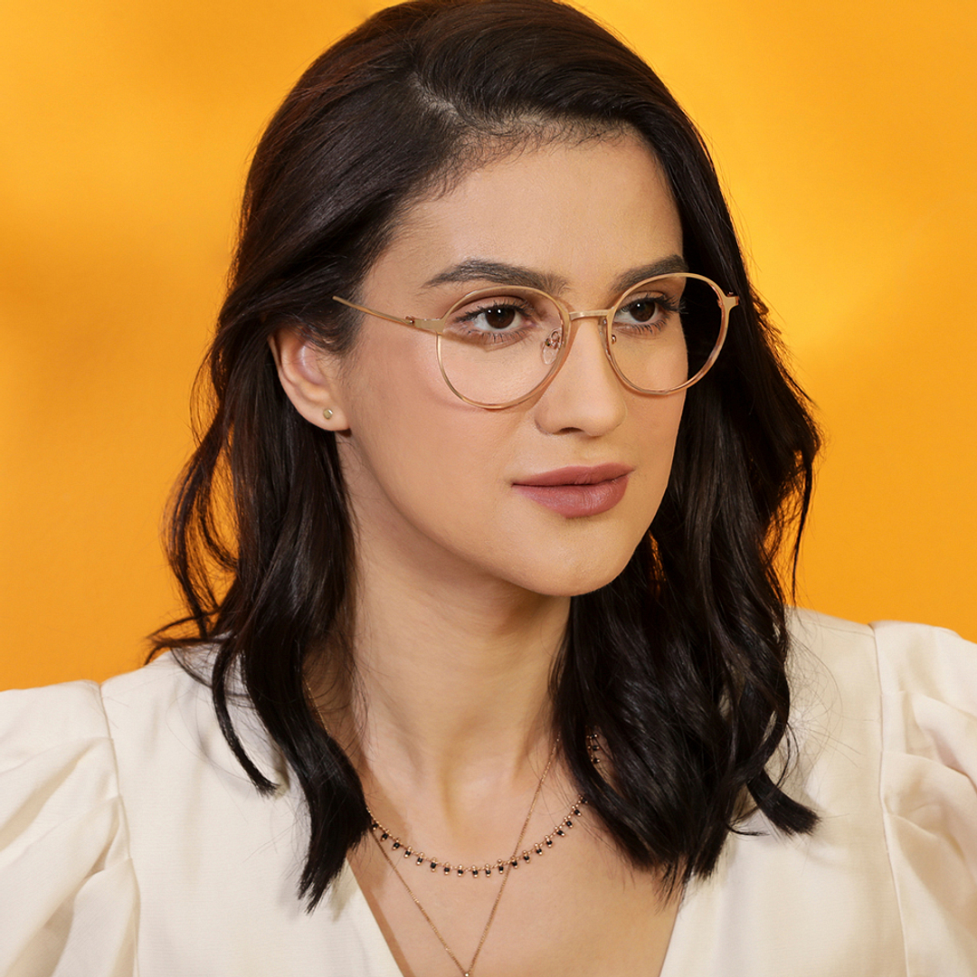 Vincent Chase Online Rose Gold Full Rim Round right side