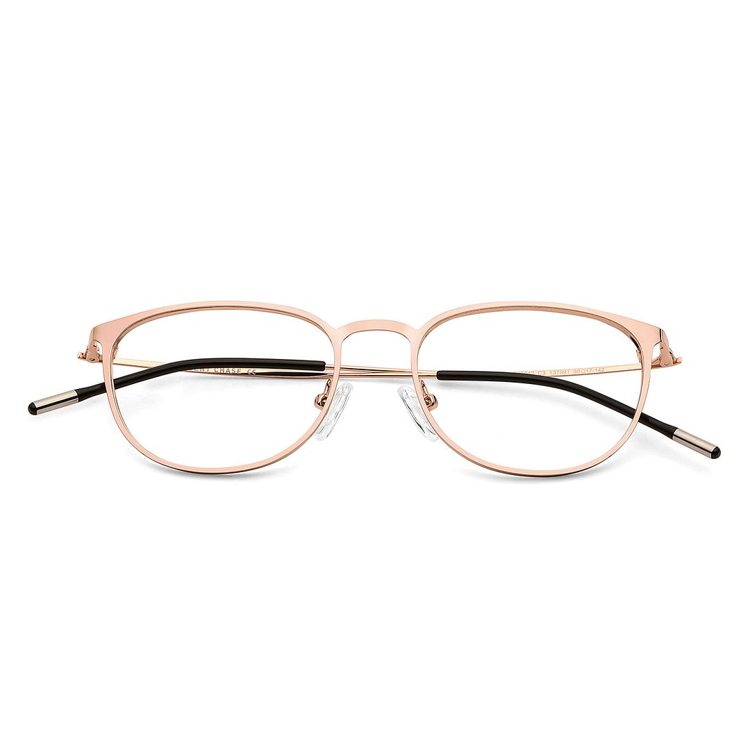 Vincent Chase Online Rose Gold Full Rim Round left side