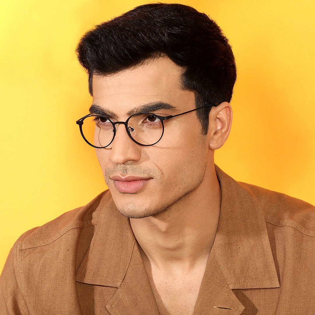 Vincent Chase Online Black Full Rim Round right side