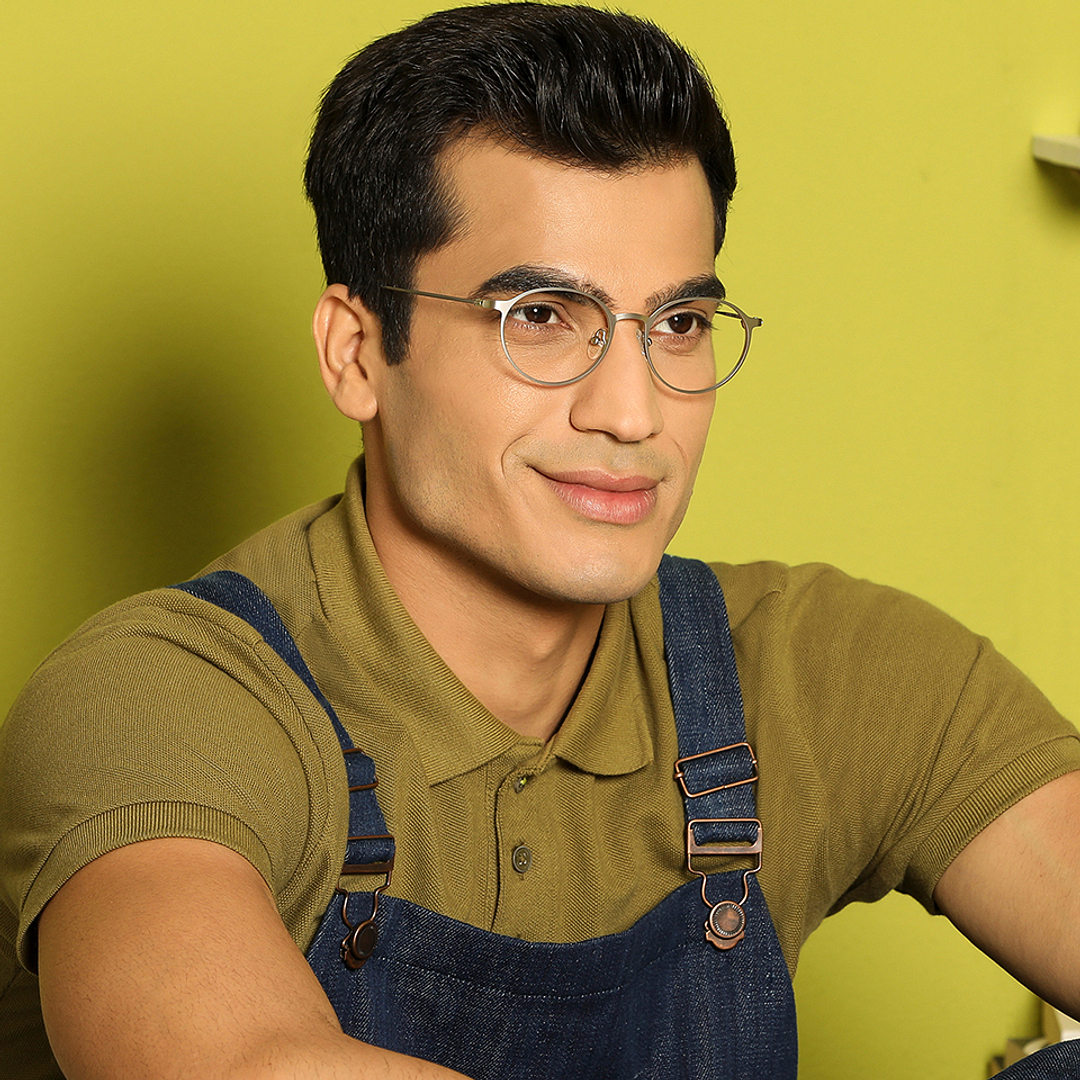 Vincent Chase Online Silver Full Rim Round right side