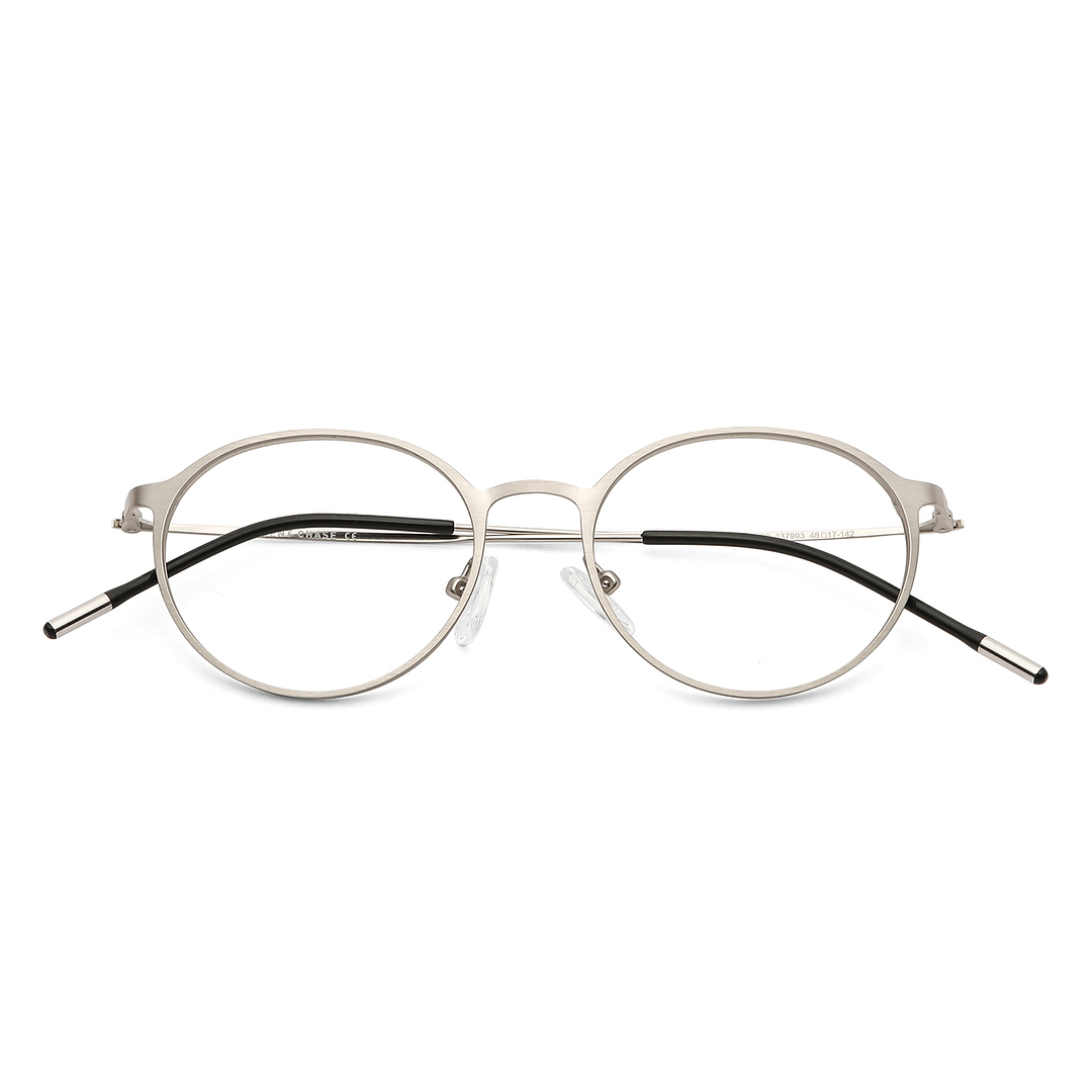 Vincent Chase Online Silver Full Rim Round left side