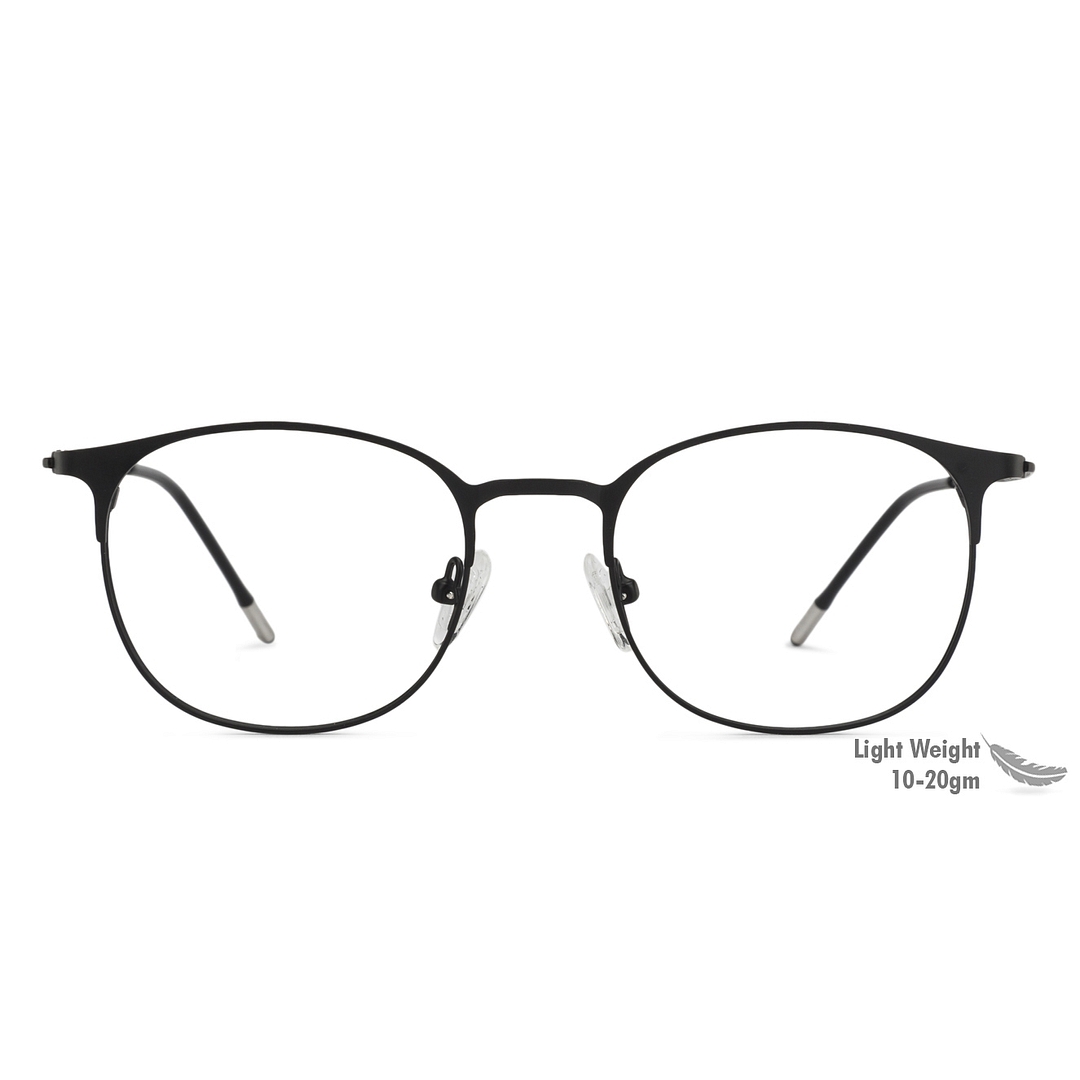 Vincent Chase Online Black Full Rim Round left side