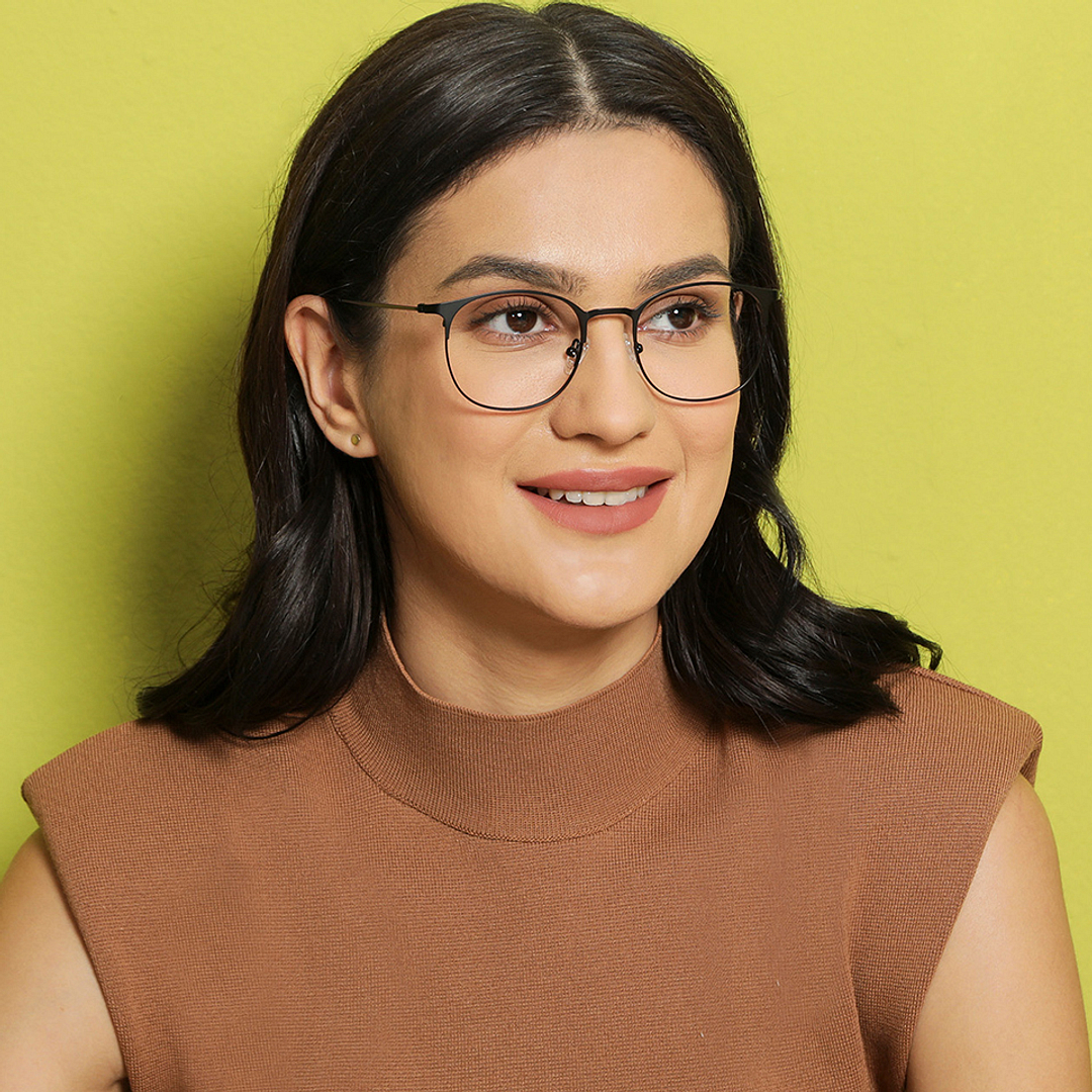 Vincent Chase Online Black Full Rim Round right side