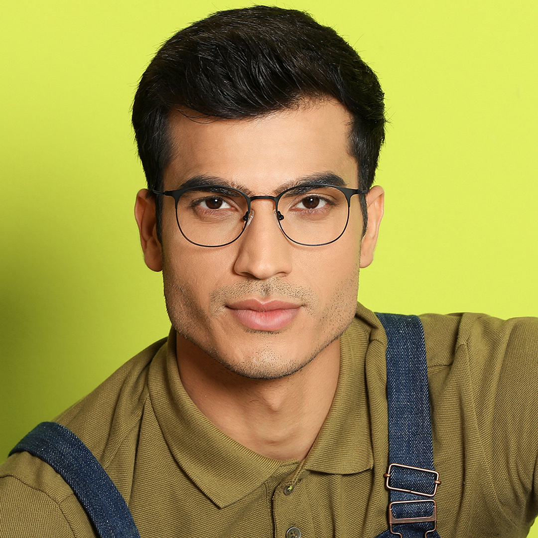 Vincent Chase Online Black Full Rim Round right side