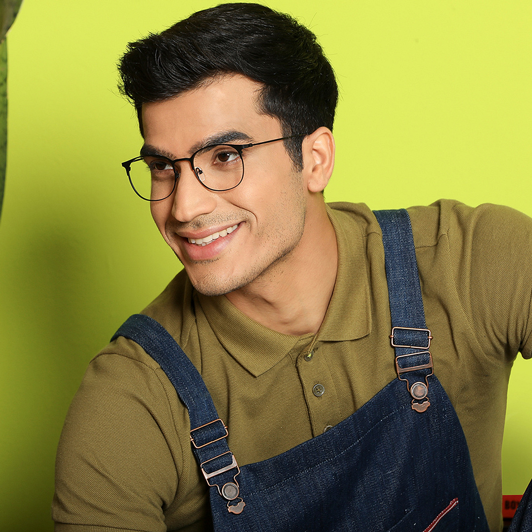 Vincent Chase Online Black Full Rim Round left side