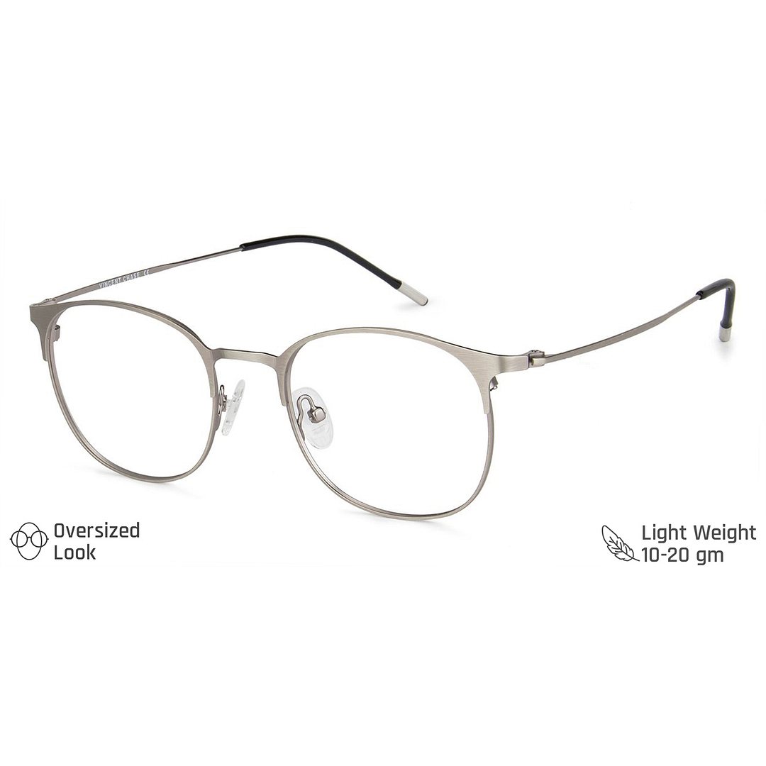 Vincent Chase Online Silver Full Rim Round right side
