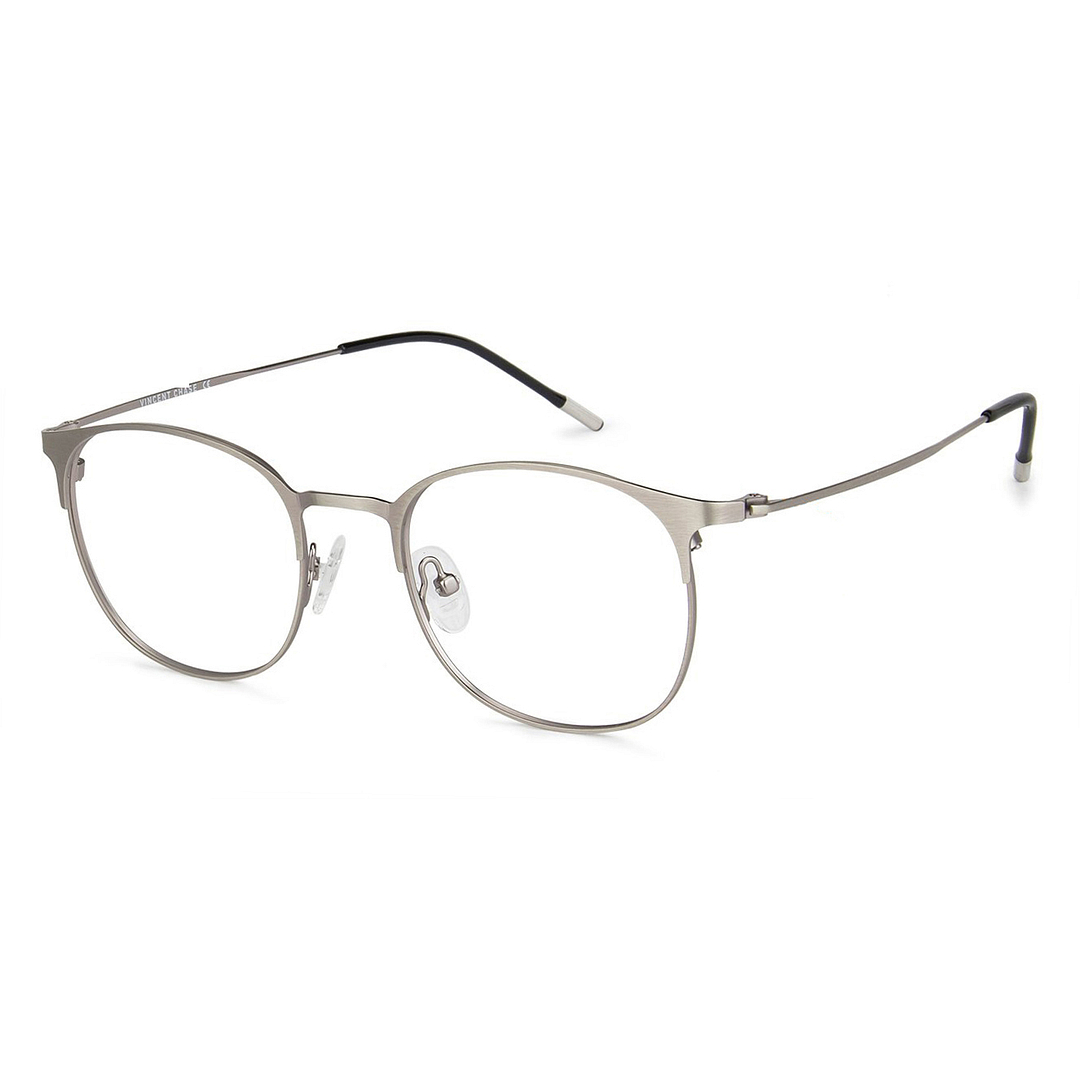 Vincent Chase Online Silver Full Rim Round left side