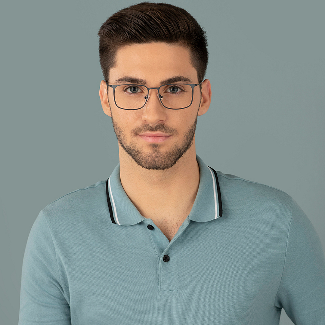 Vincent Chase Online Light Gray Full Rim Square left side